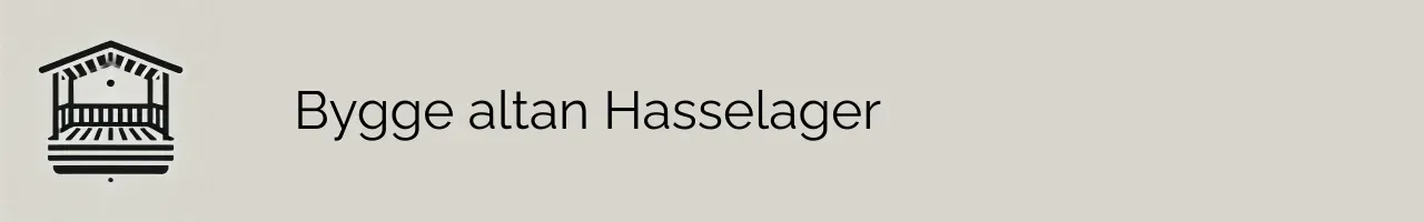 Bygge altan Hasselager